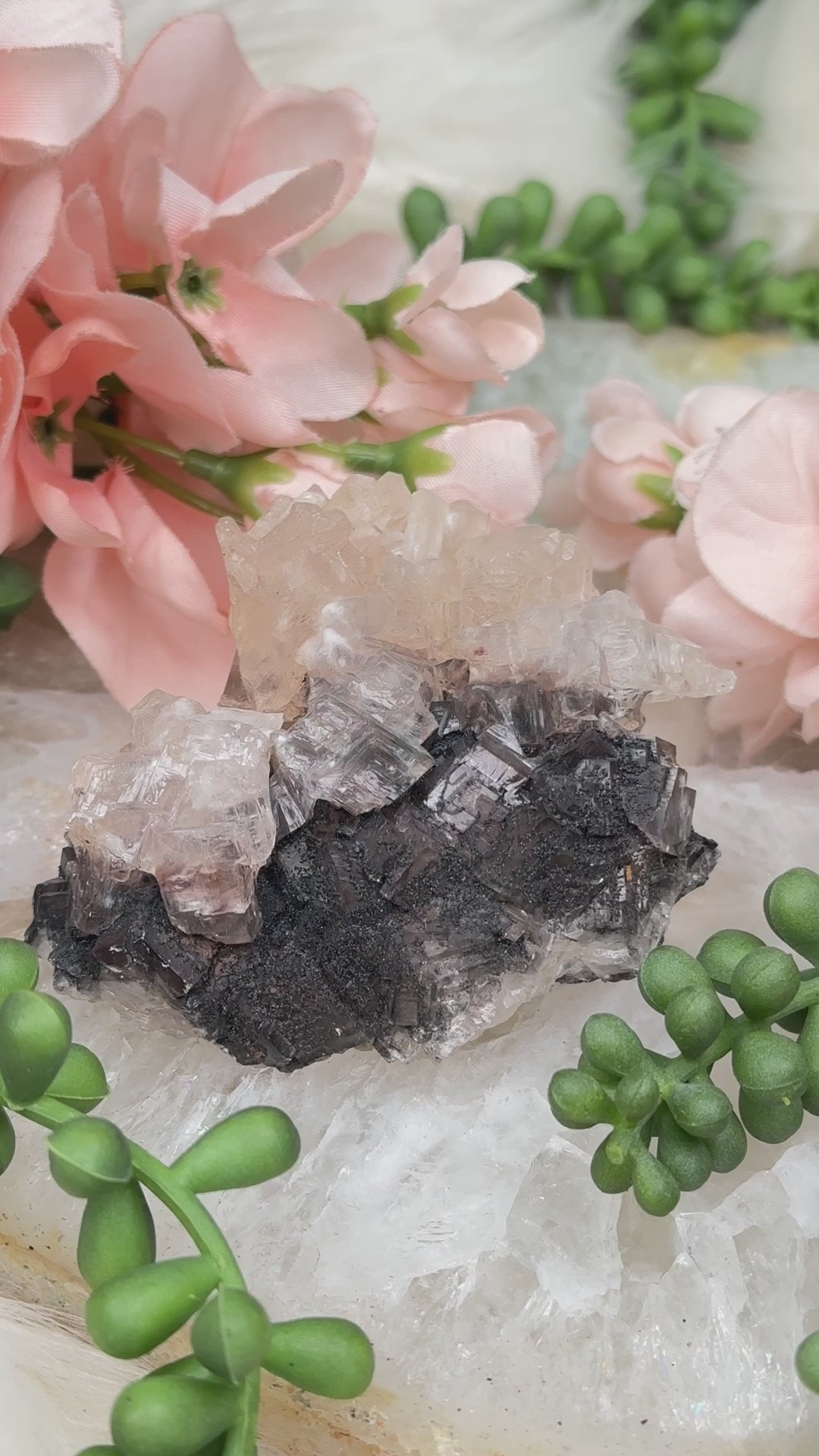 pink-and-black-hematite-calcite-from-mexico