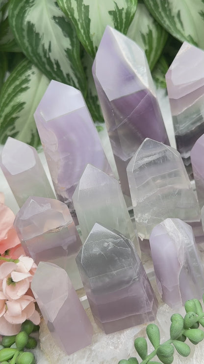 Brazil Pastel Fluorite Points