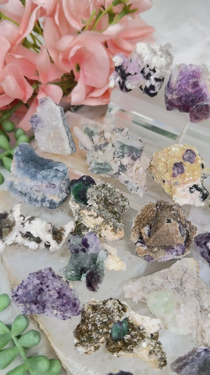 Small Unique Fluorite Specimens