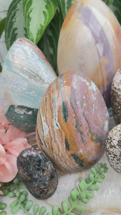 Colorful Ocean Jasper Freeforms