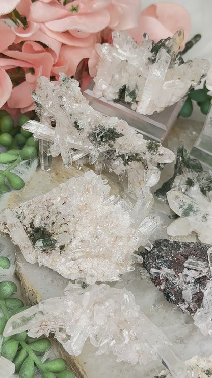 Green Chlorite Colombian Quartz