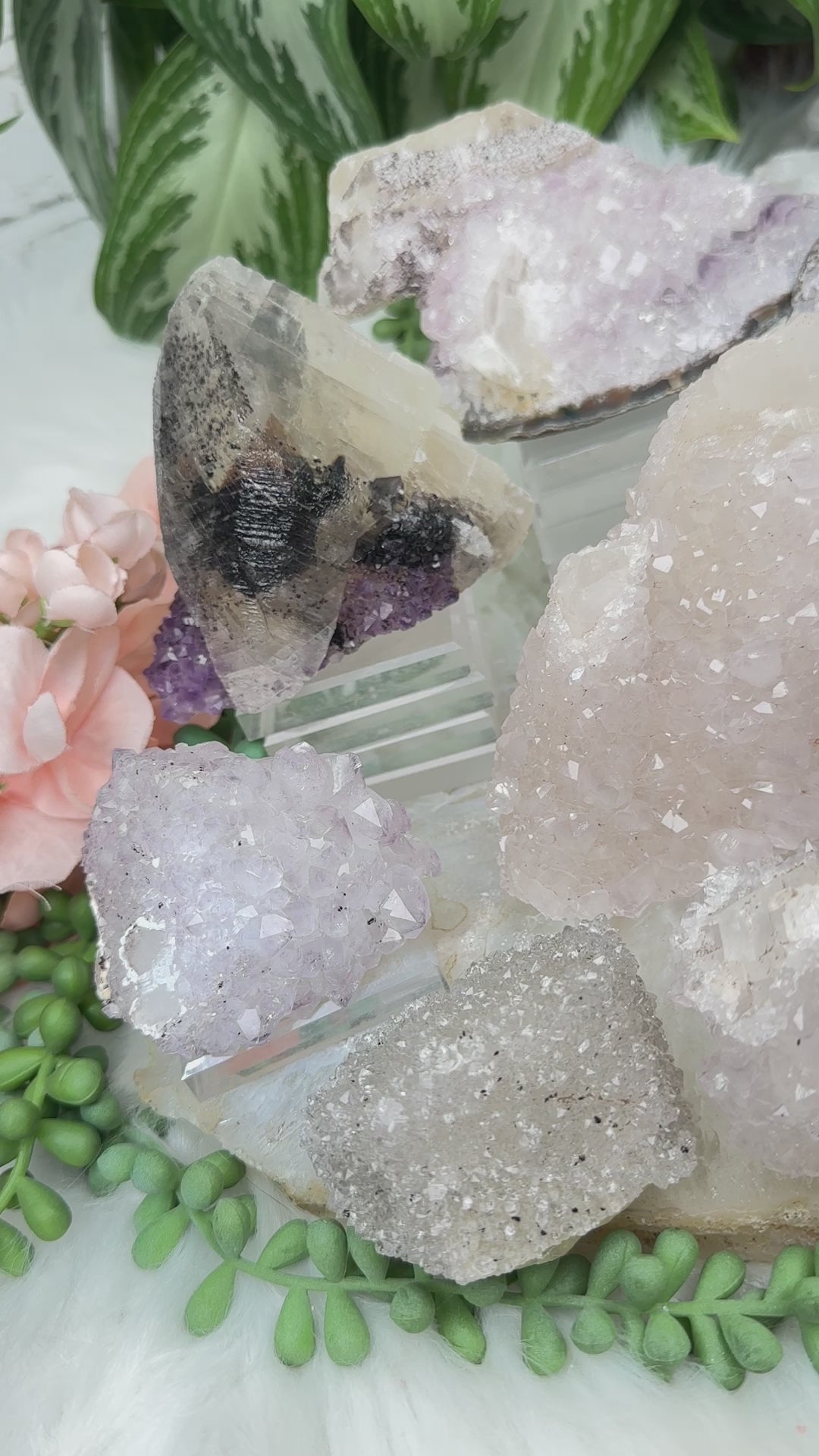 druzy-amethyst-quartz-over-calcite