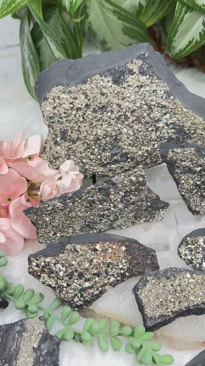 Raw Pyrite Basalt