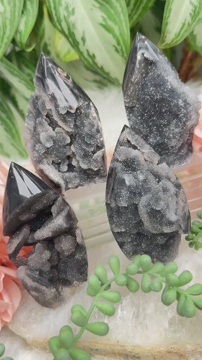 Black Sphalerite Flames