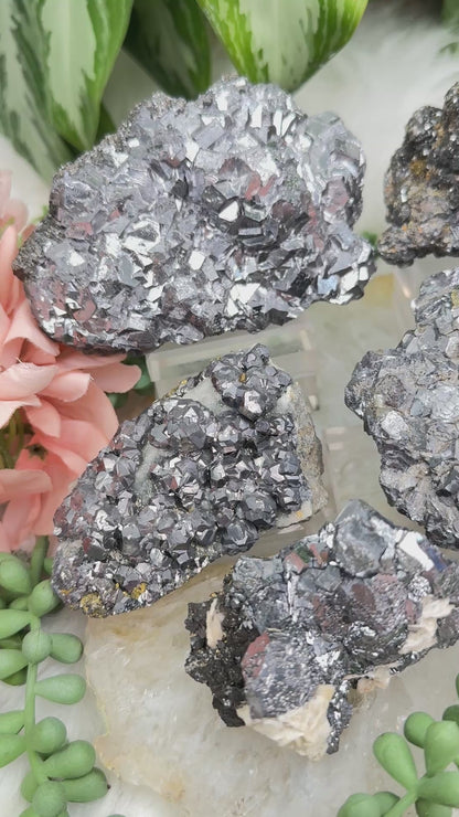 Silver Galena Crystals