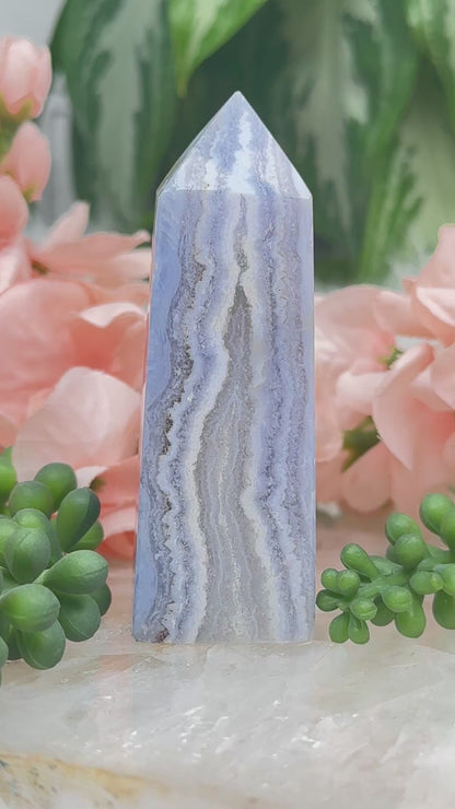 Blue Lace Agate Point