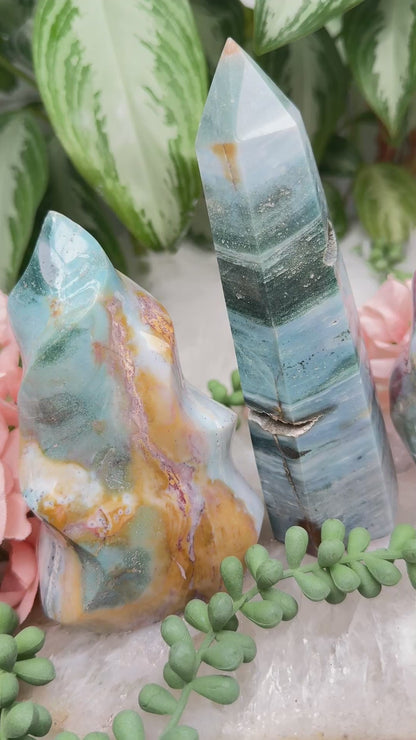 Blue Green Ocean Jasper
