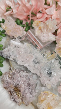 Load image into Gallery: Contempo Crystals - pink-colombian-quartz-with-yellow-iron-limeonite - Image 2