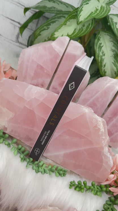 Rose Quartz Bookends
