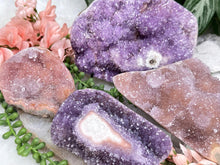 Load image into Gallery: Contempo Crystals - purple-and-pink-amethyst-crystals - Image 1
