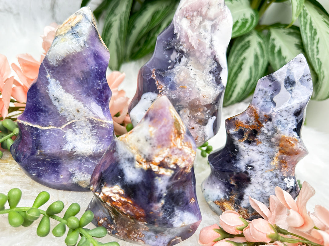 Contempo Crystals - purple-dendrite-opal-flames - Image 1