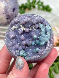 Contempo Crystals - purple-green-grape-agate-sphere - Image 9