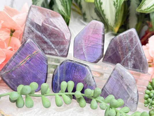 Pink Purple Labradorite