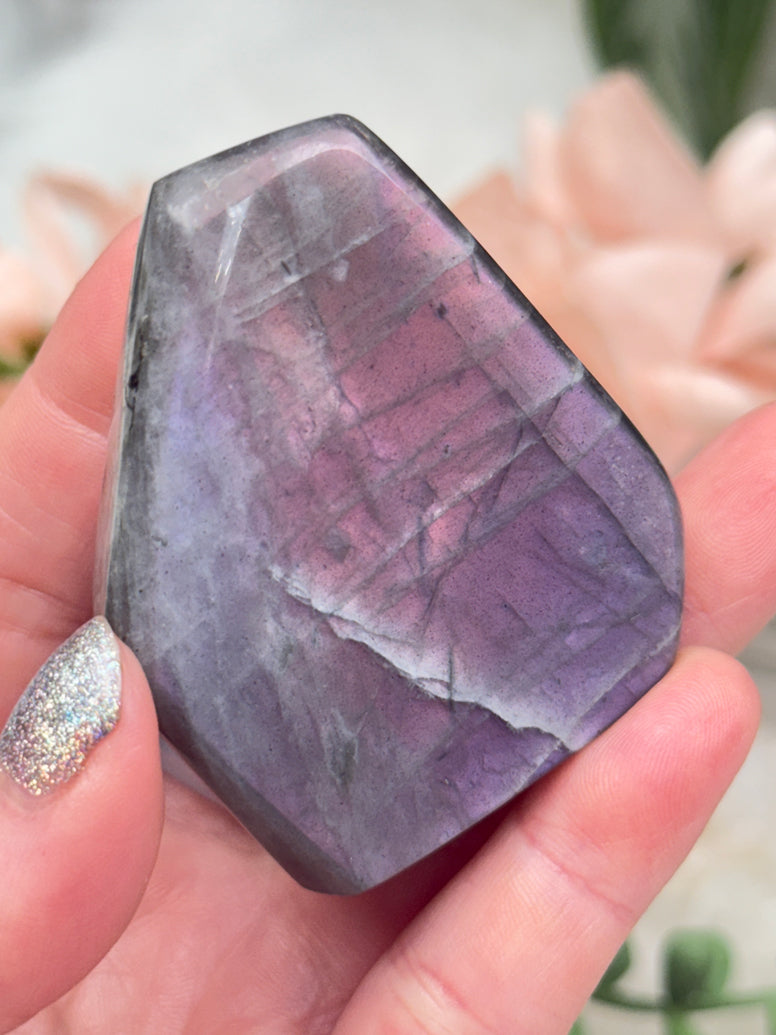 Pink Purple Labradorite
