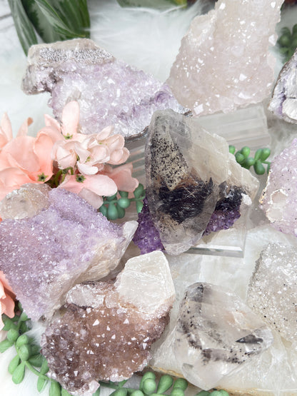 Quartz & Amethyst Calcite