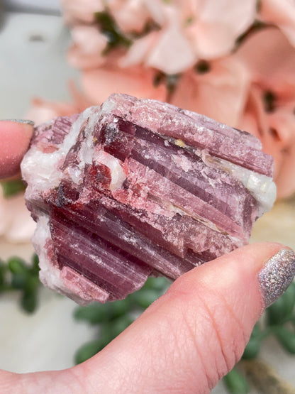 Pink Tourmaline Crystals