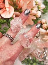 Load image into Gallery: Contempo Crystals - raw-rose-quartz-rings - Image 2
