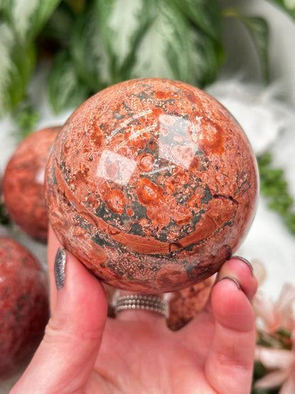 red-fire-calcite-sphere