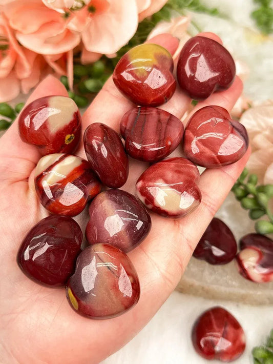 red-mookaite-hearts