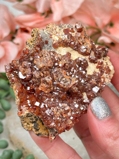 Orange Vanadinite Crystals