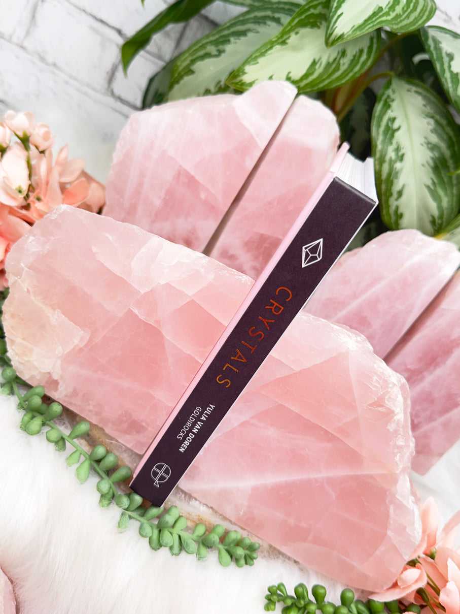 Rose Quartz Bookends