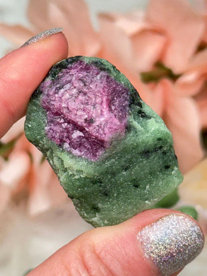 Raw Ruby Zoisite