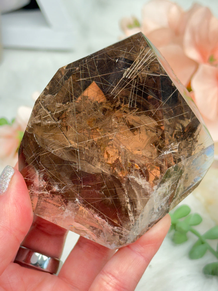 Rutilated Quartz & Smoky