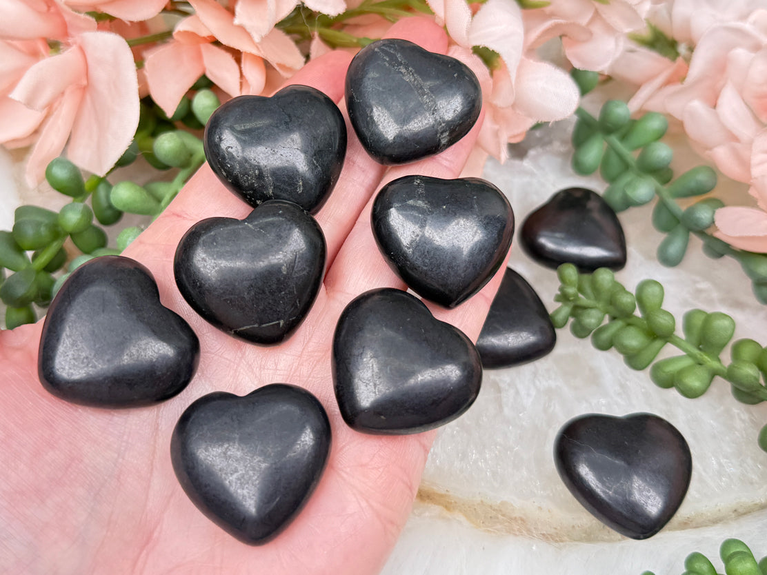 Shungite Hearts