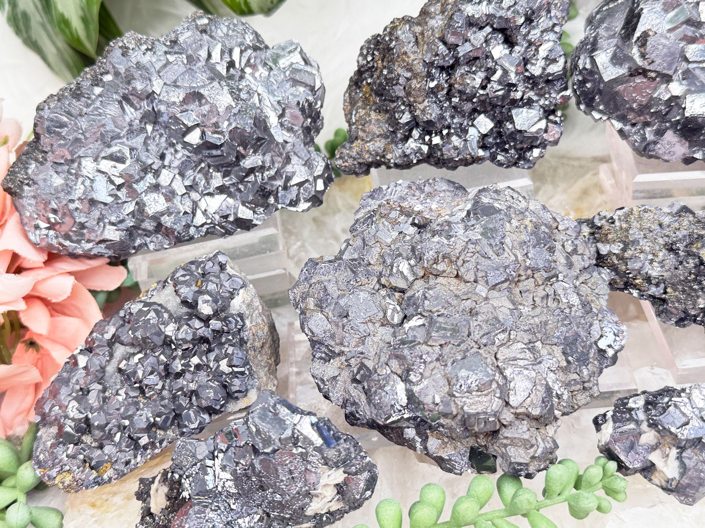 Silver Galena Crystals