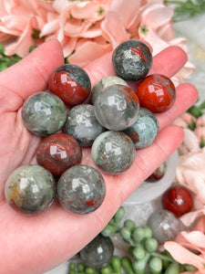 Contempo Crystals - small-african-bloodstone-spheres - Image 2