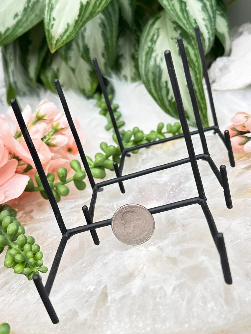 Black Metal Stand for Crystals – Contempo Crystals