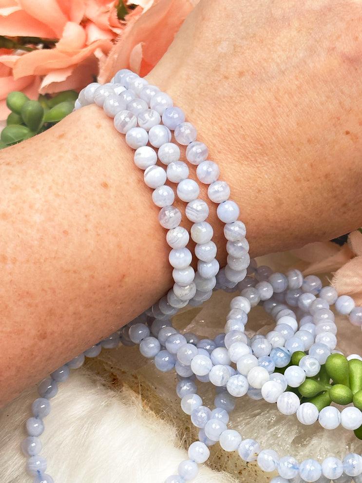 Blue Lace Agate Bracelets