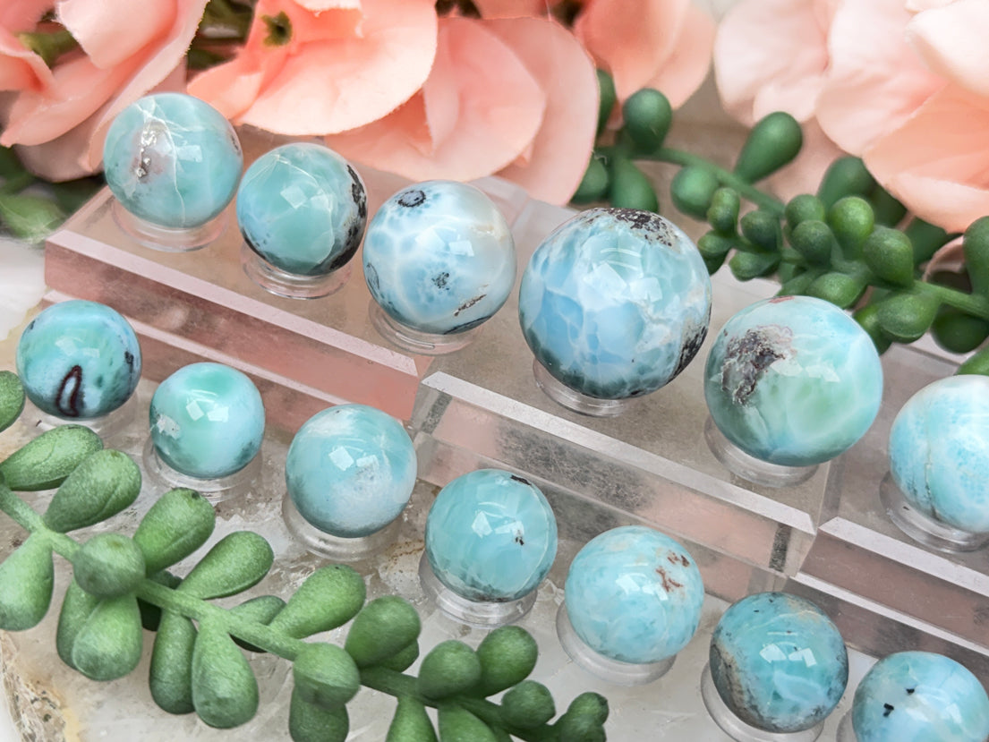 Larimar Mini Spheres