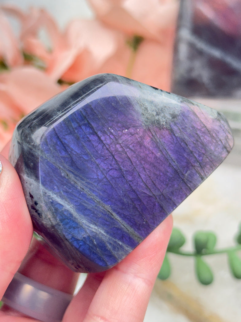Pink Purple Labradorite