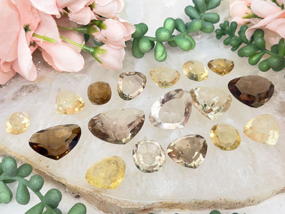 Citrine Faceted Gems