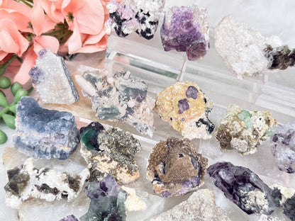 Small Unique Fluorite Specimens