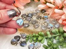 Load image into Gallery: Contempo Crystals - small-labradorite-heart-crystal-charms - Image 8