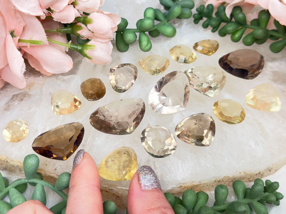 Citrine Faceted Gems