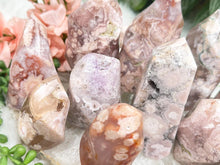Load image into Gallery: Contempo Crystals - small-pink-flower-agate-flames-and-points - Image 3