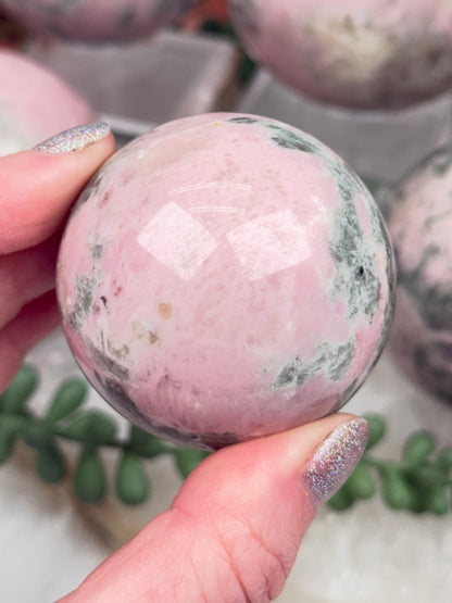 Pink Opal Spheres