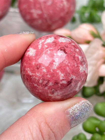 Pink Thulite Spheres
