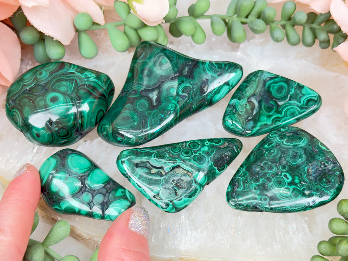 Polished Green Malachite