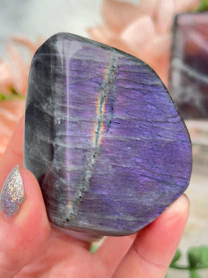 Pink Purple Labradorite