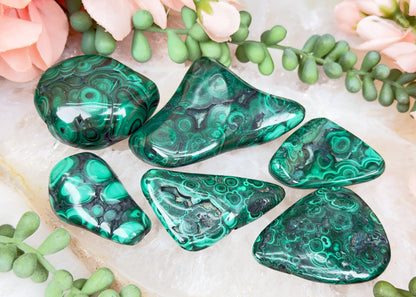 Polished Green Malachite