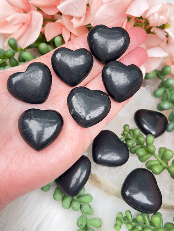 Shungite Hearts