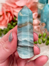 Load image into Gallery: Contempo Crystals - small-teal-blue-calcite-point - Image 12