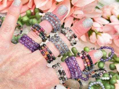 Stretch Crystal Rings