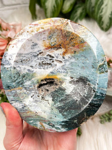 Contempo Crystals - teal-green-ocean-jasper-bowl - Image 9
