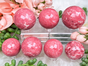 Contempo Crystals - Pink Thulite Spheres - Image 2