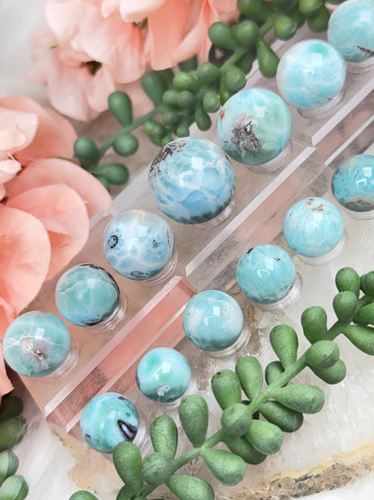 Larimar Mini Spheres